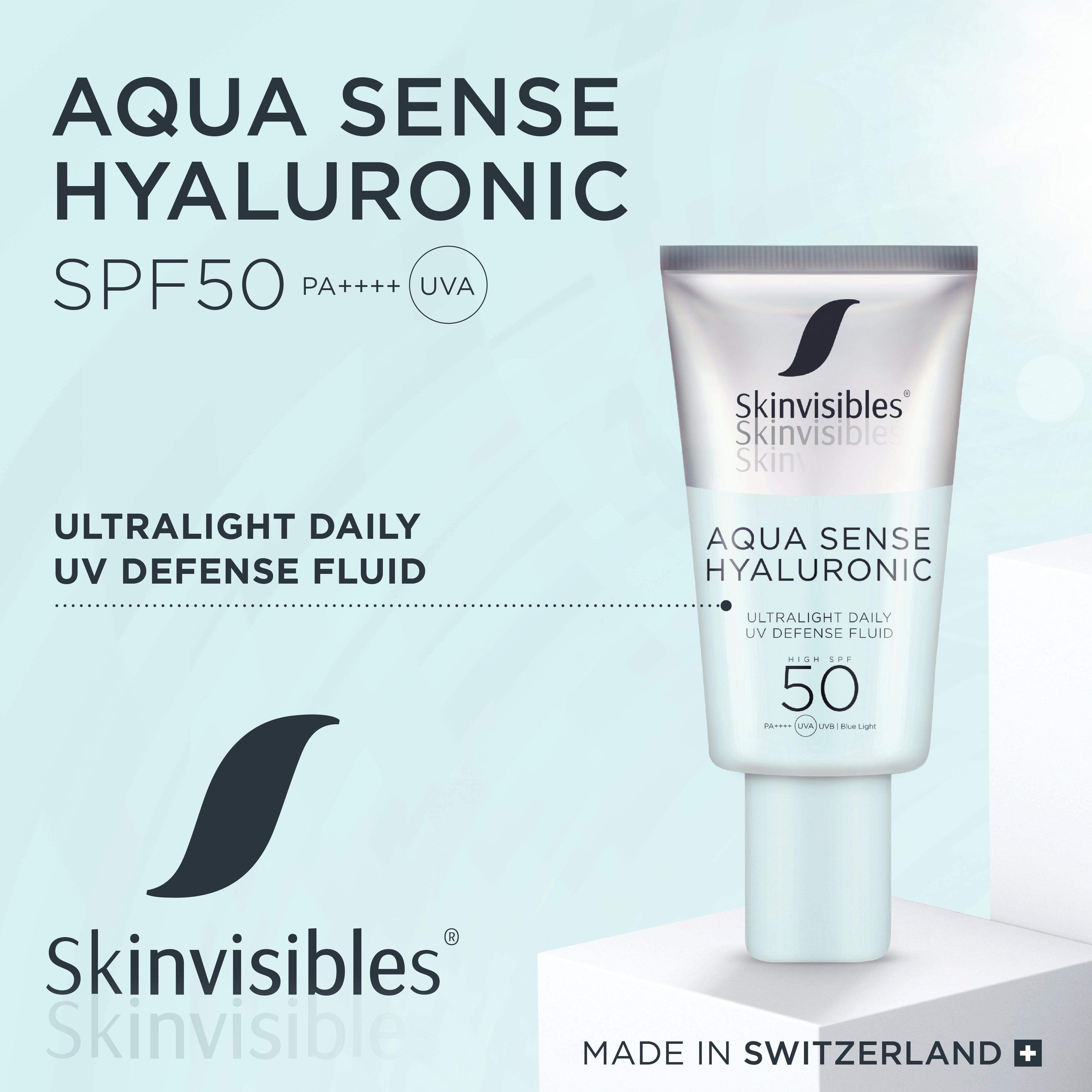 Skinvisibles Aqua Sense Hyaluronic SPF50 50 ml - Aurinkovoide