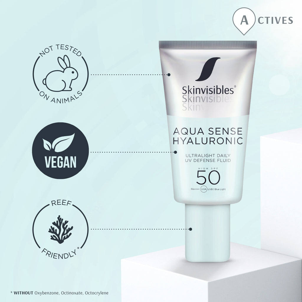 Skinvisibles Aqua Sense Hyaluronic SPF50 50 ml - Aurinkovoide
