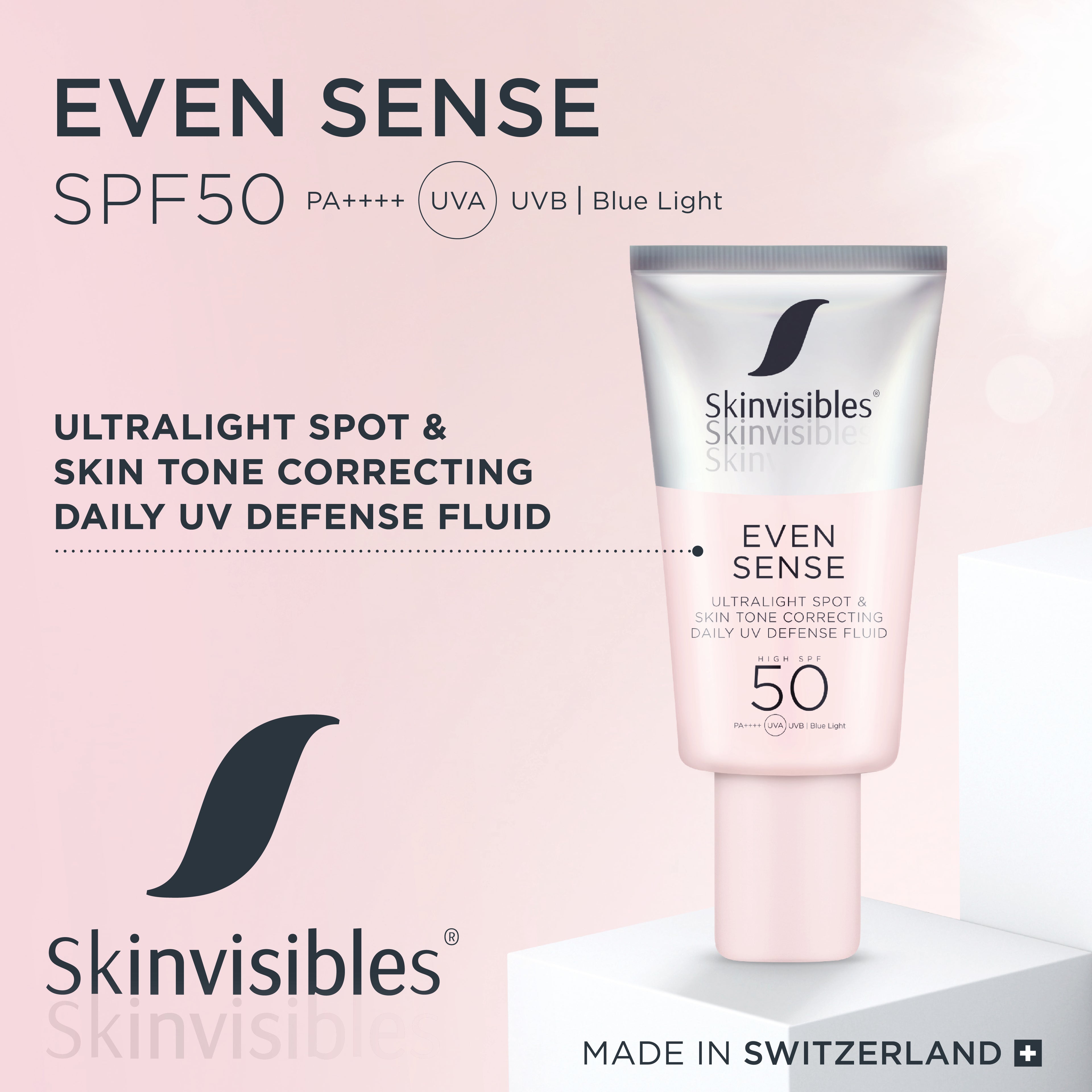 Skinvisibles Even Sense SPF50 50 ml - Aurinkovoide