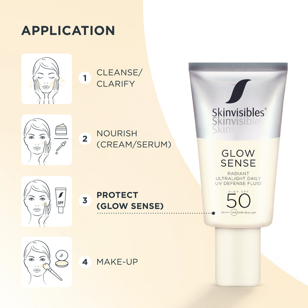 Skinvisibles Glow Sense SPF50 50 ml - Aurinkovoide