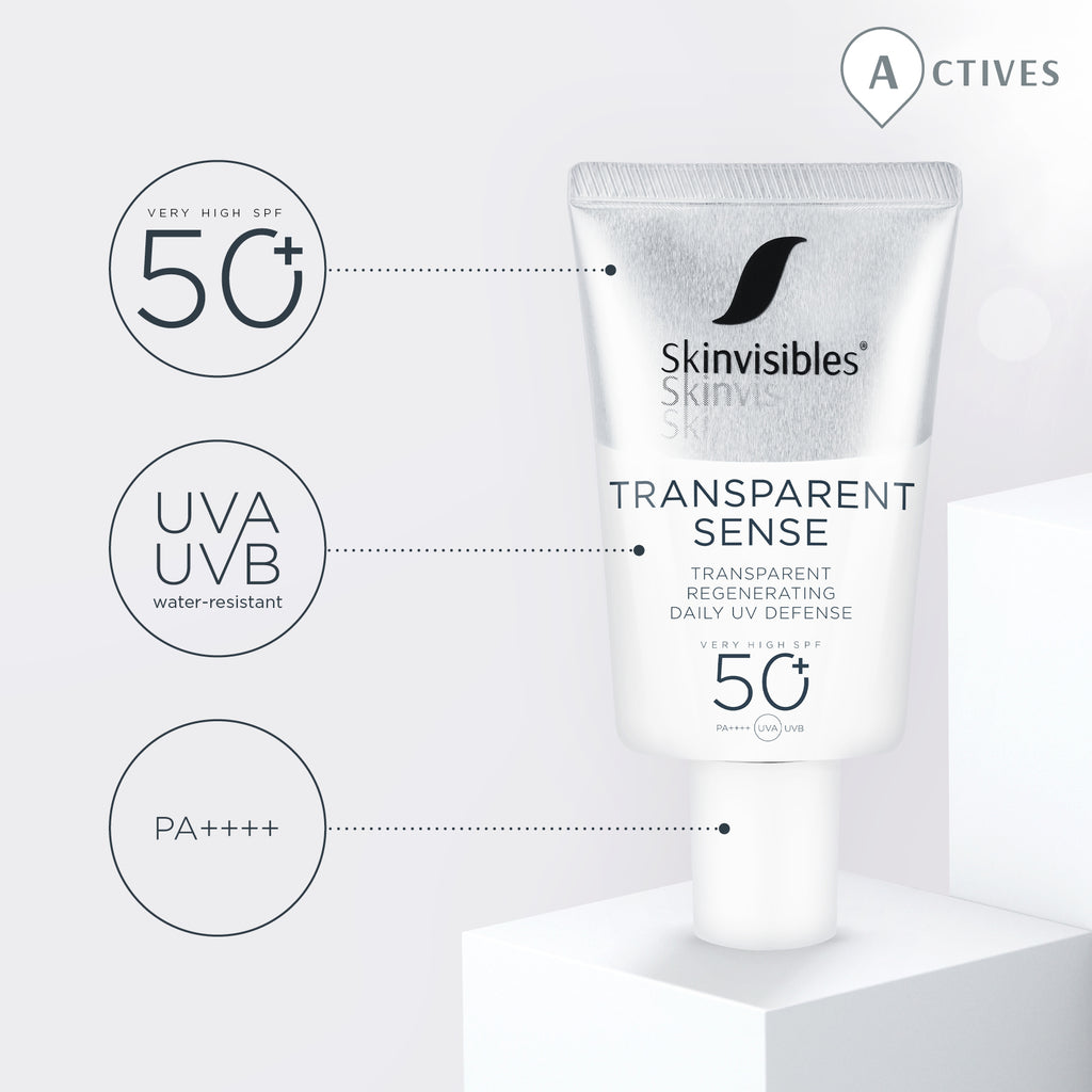Skinvisibles Transparent Sense SPF50 50ml - Solkräm
