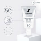Skinvisibles Transparent Sense SPF50 50ml - Solkräm
