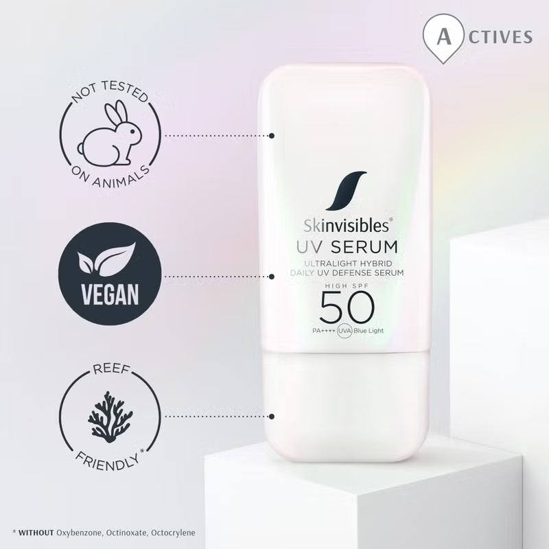 SKinvisibles UV-seerumi – Hybridi UV-suojaseerumi SPF 50