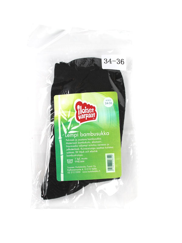 Iloiset Varpaat Lempi Bambusukka 34-36, Svart
